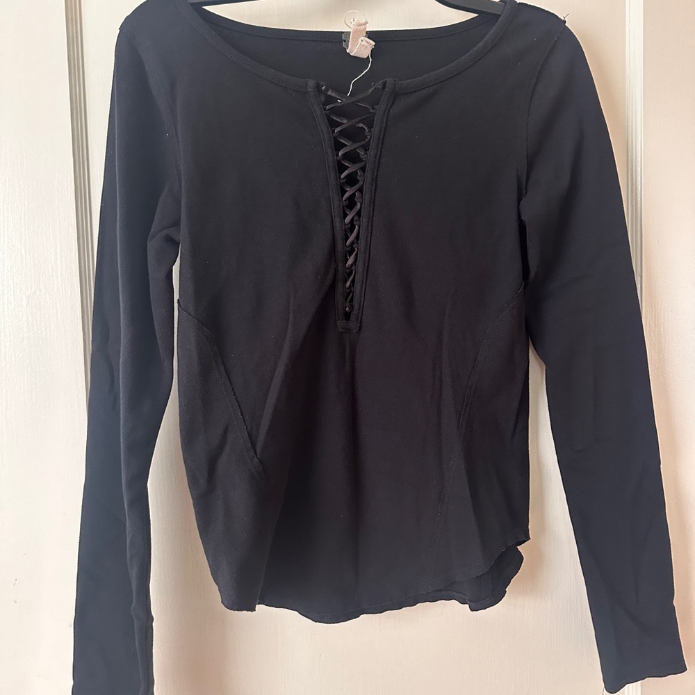 Free people crisscross long sleeve